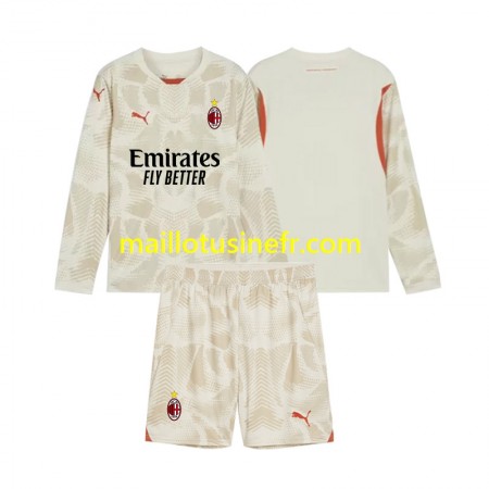 Maillot de Foot AC Milan Gardien Troisième 2024-25 Manches Longues - Enfant